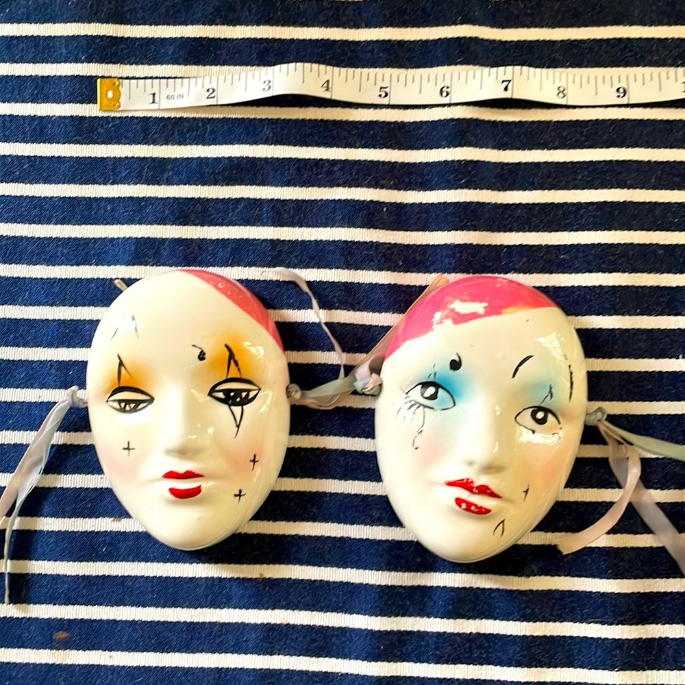 Vintage mask wall hanging s